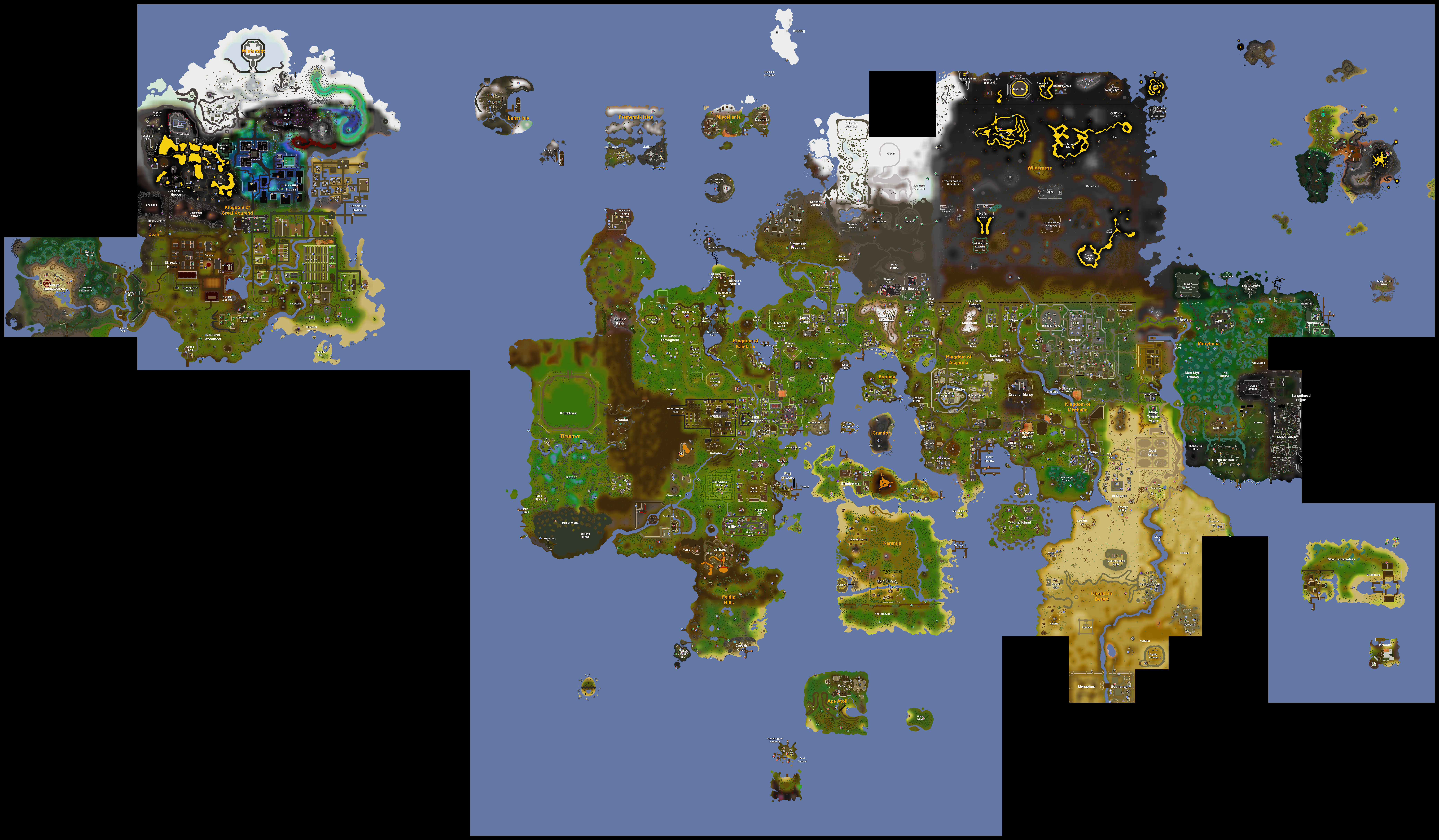 old school runescape map pack