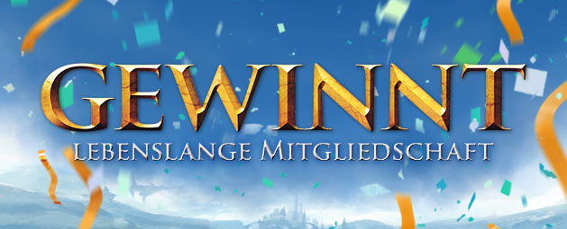Gewinnt lebenslange Mitgliedschaft!