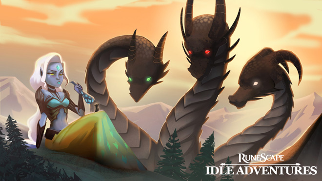 Arte conceitual do RuneScape: Idle Adventures