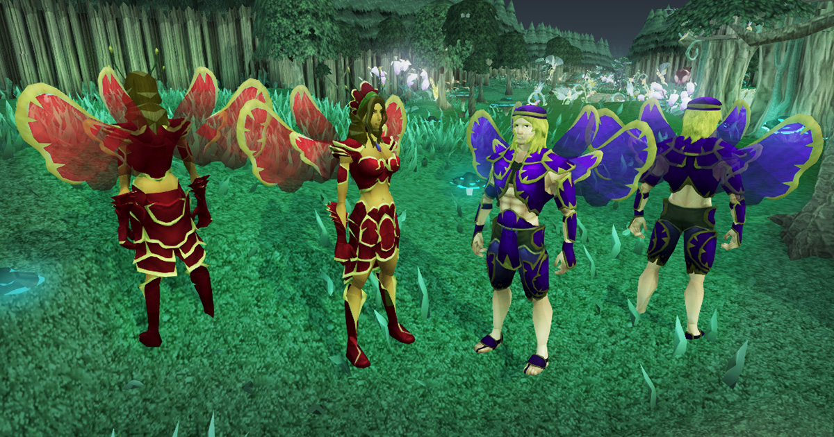 The Flourishing Fairy Outfits in action!