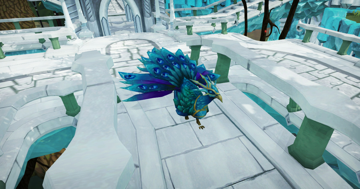 Crystal peacock idle