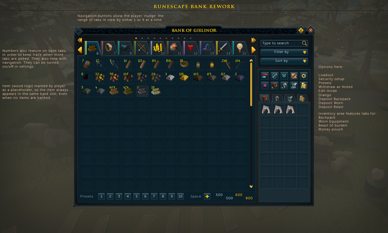 runescape bank organizer botach