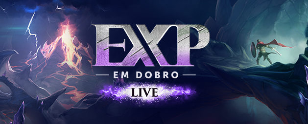 EXP em Dobro Live no dia 8 de maio!