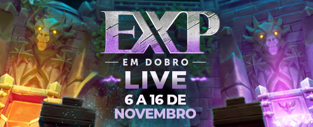 EXP em Dobro Live  De volta em 6 de novembro