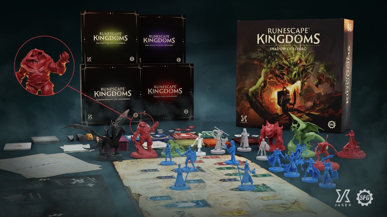 RuneScape board game reveals its name, miniatures and first co-op