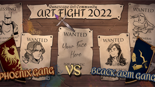 RuneScape Art Community: Art Fight Roundup Teaser Image