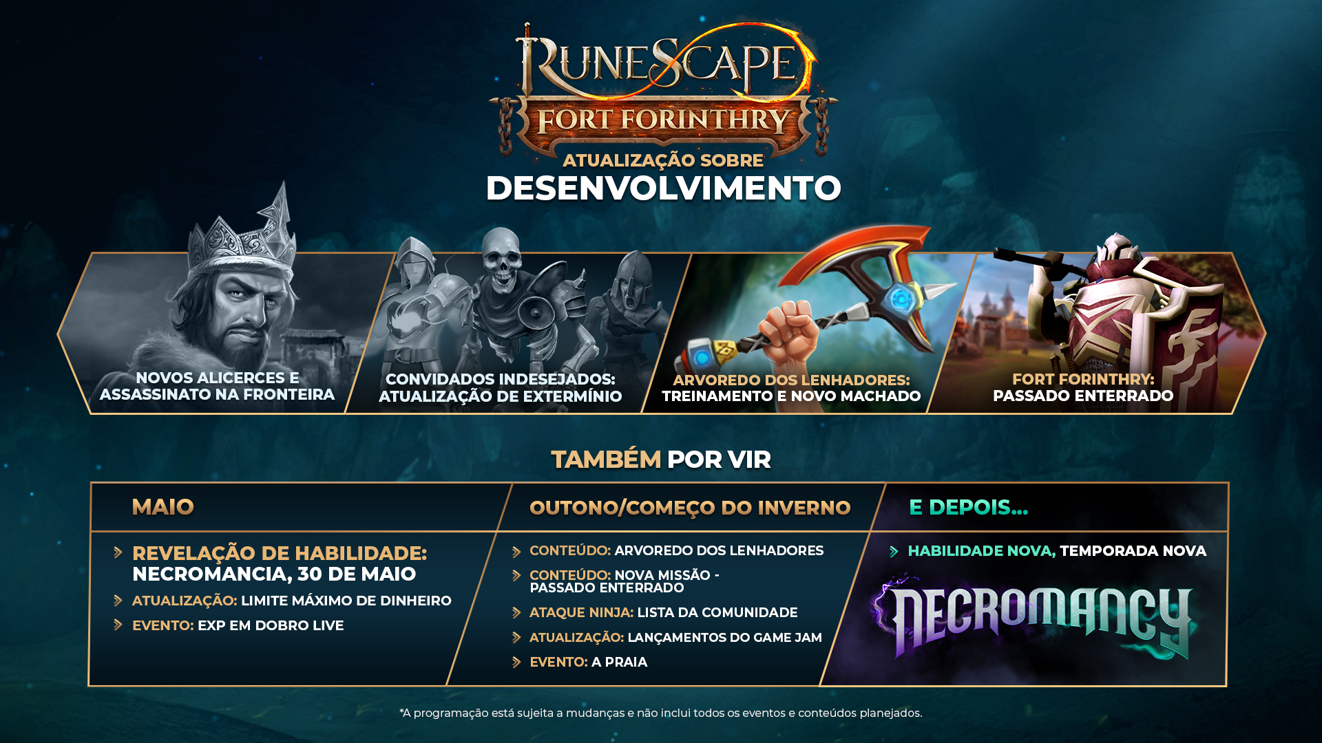 Atualização sobre desenvolvimento e data de revelação da Necromancia -  Notícias - RuneScape - RuneScape