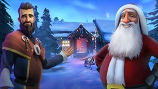 Christmas Village &amp; the Black Partyhat Returns