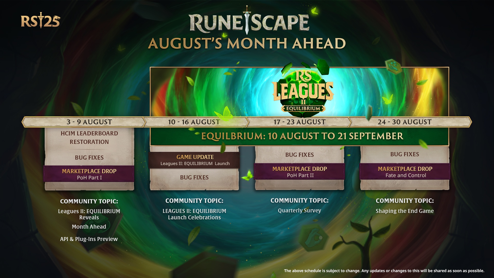 August's Month Ahead