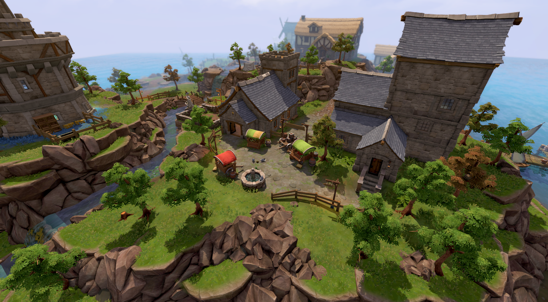 RuneScape 前期區域重製後的場景畫面