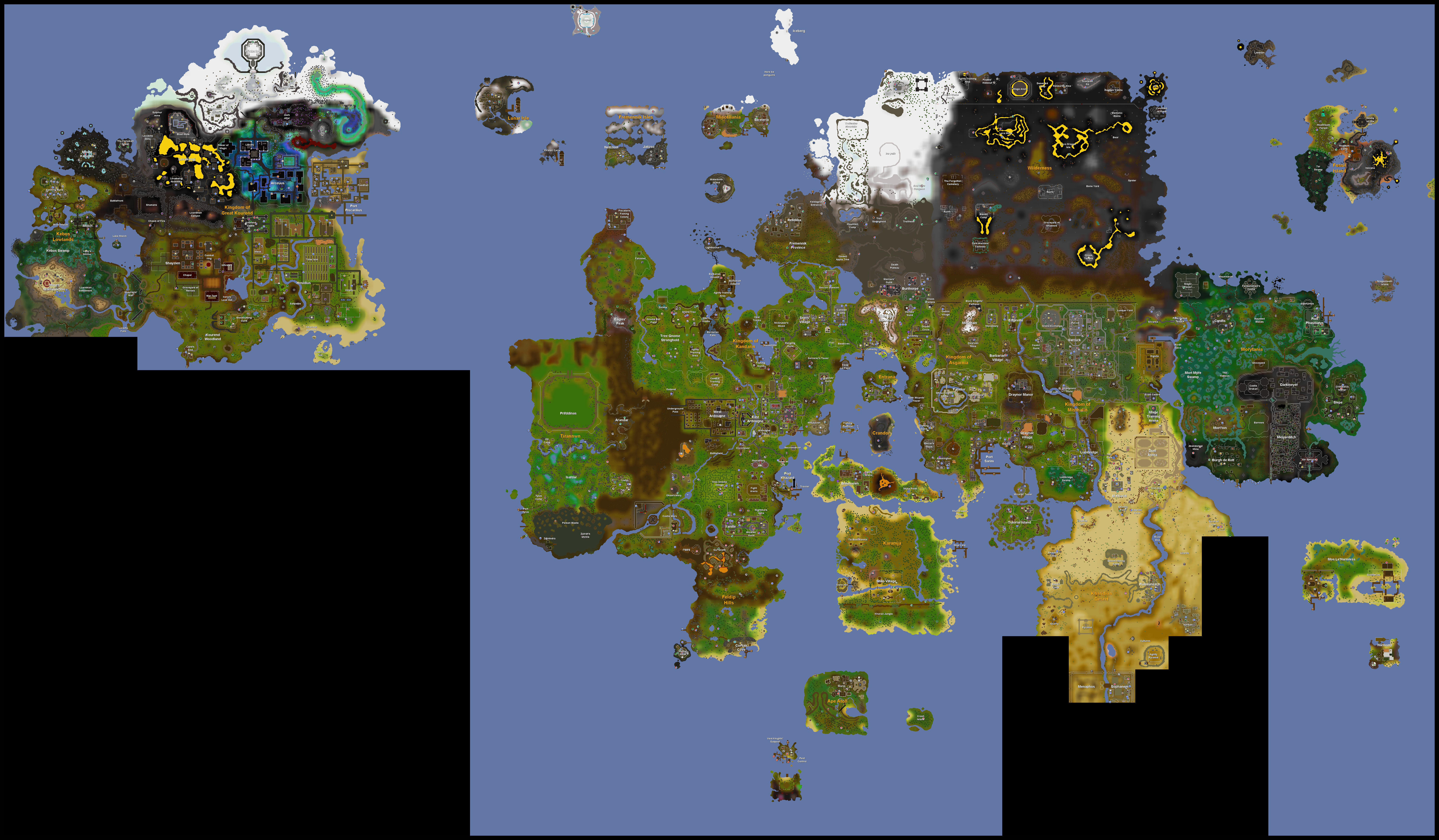 Rs Old School World Map Time Zones Map: Old School Rs World Map
