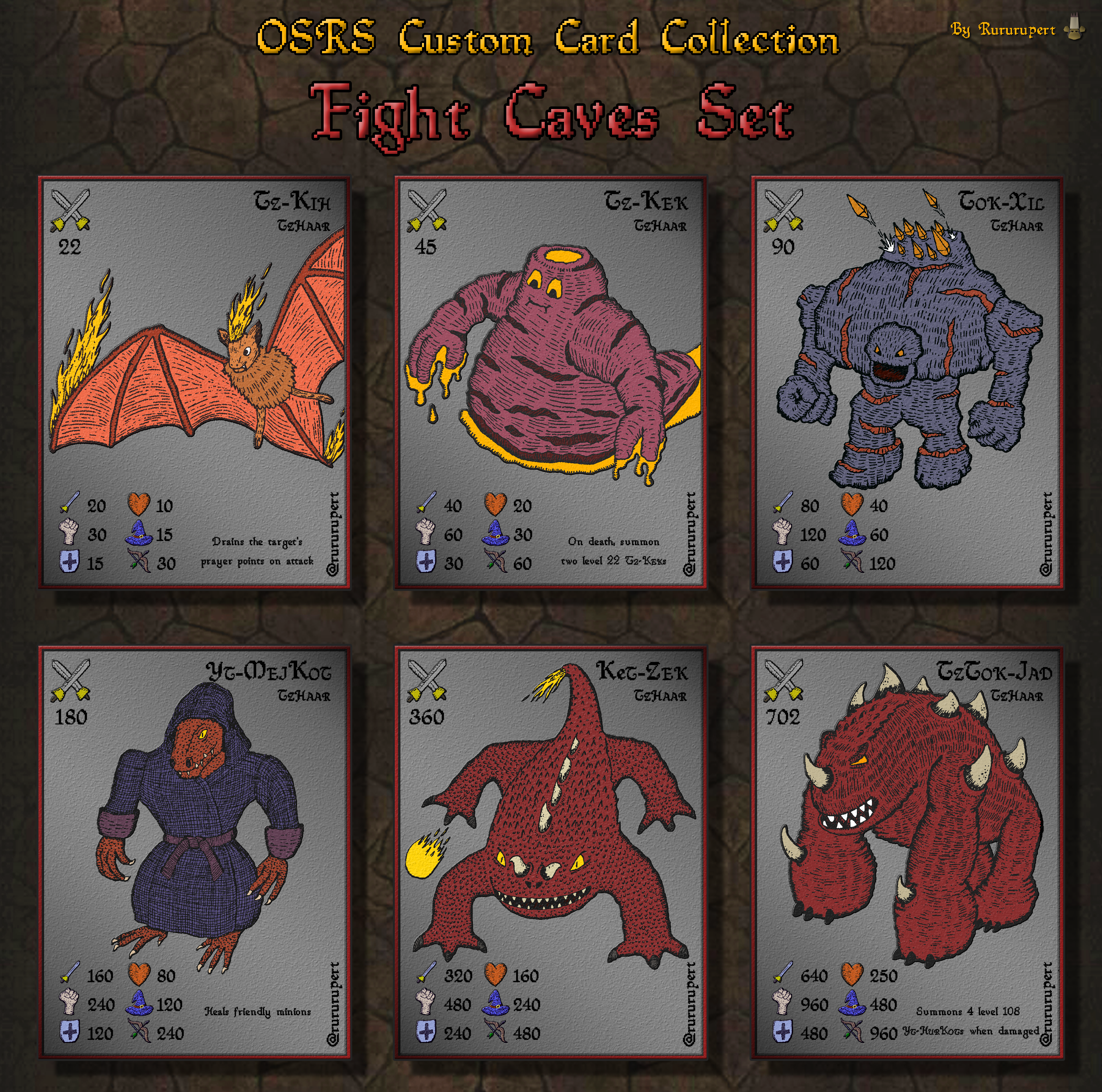 OSRS Custom Card Collection