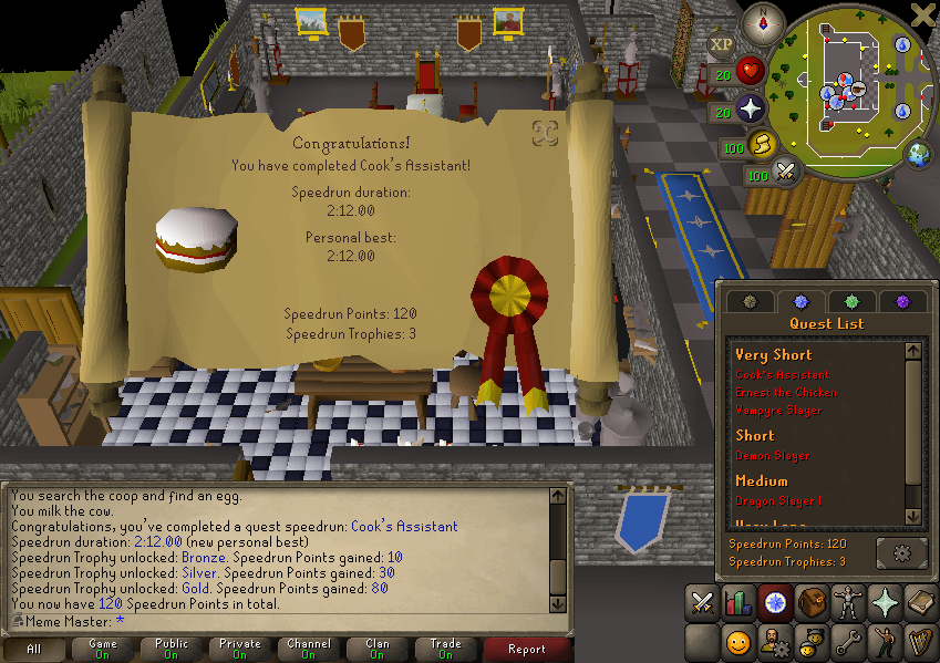 Speedrunning is Officially in Runescape! 