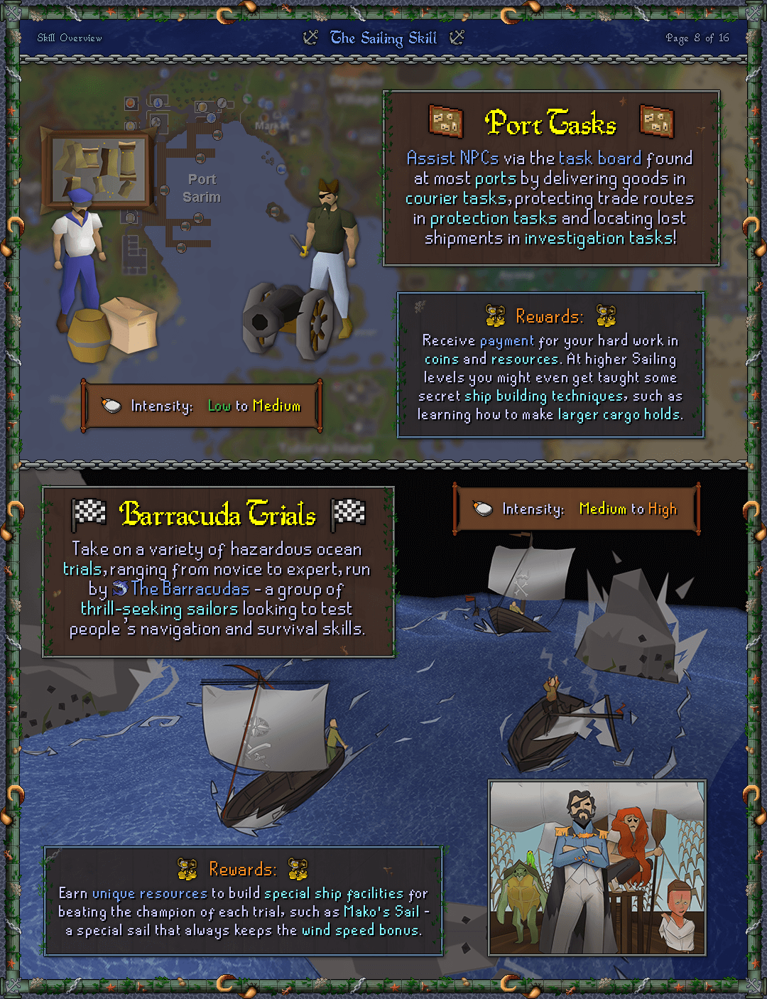 Old School Runescape Sailing goes to the polls as its first new skill