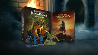 RuneScape comes to the tabletop! The RuneScape Kingdoms Board Game and Roleplaying Game, published by Steamforged Games, hit retailers around the world today!