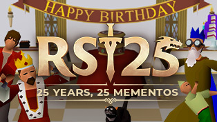 25 years of RuneScape meets 13 years of Old School... This calls for a celebration!