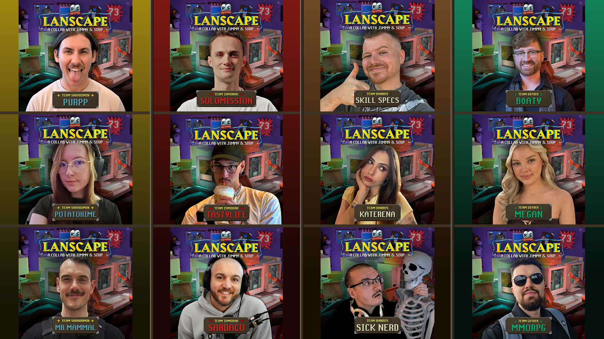The four LANscape teams